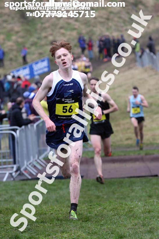 Inter District senior men and juniors, 2018 Simplyhealth Great Edinburgh International XCountry. Photo: David T. Hewitson/Sports for All Pics